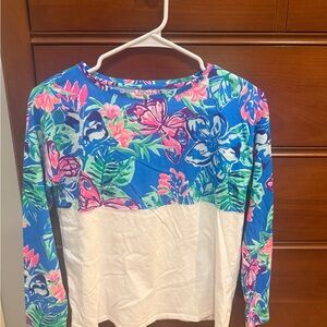 NWOT Lilly Pulitzer Long Sleeve Finn Shirt (Girls XL 12-14)